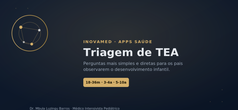 Banner Triagem de TEA, INOVAMED Apps Saude